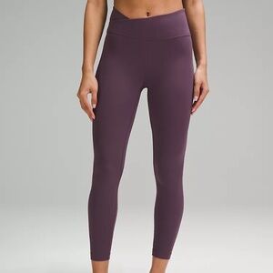 Lululemon Align Asymmetricl-Waist Pant 25” Grape Thistle